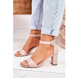 EVENTO PE1 Women's Stiletto Sandals Powder Pink Lexi | Shoptok.si