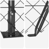  Zavareno žičano ogradno mreža s betonskom podlogom 25 x 1,5 m | shoptok.hr
