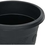  Saksije za biljke 6 pcs Crna Ø 30 x 25 cm Plastika | shoptok.hr