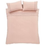 Catherine Lansfield Rožnata podaljšana posteljnina za zakonsko posteljo 230x220 cm Broderie Anglaise – | Shoptok.si