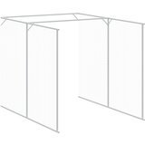  Kućica za pse s igralištem svjetlosiva 165x1271x181 cm čelična | shoptok.hr
