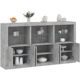 vidaXL Komoda s LED svjetlima siva boja betona 181 5x37x100 cm | shoptok.hr