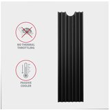 Axagon clr-m2l6 passiv m.2-ssd-2280 6 mm, crni ssd m.2 hladnjak | ePonuda.com