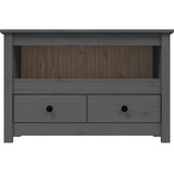 TV ormarić sivi 79 x 35 x 52 cm od masivne borovine | shoptok.hr