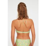 Trendyol Floral Pattern Halter Neck Detailed Bikini Top | shoptok.hr