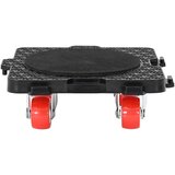 vidaXL Pohištveni valjčki 4 kosi z dvigalom črni 13,5x13,5x4,2 cm 300 kg | Shoptok.si