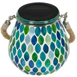 BAUHAUS Solarna stolna svjetiljka Tiffany (D x Š x V: 14,5 x 10,5 x 10,5 cm, IP44) | shoptok.hr