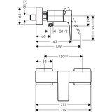 Hansgrohe Metropol Chrome baterija (slavina) za ručni tuš 32560000 | ePonuda.com