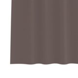 vidaXL Zavese z zavesami 2 pcs Temno rjava 260 x 140 cm Poliester | Shoptok.si