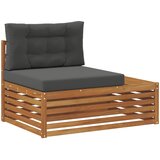  Vanjski krajnji kauč s jastukom Prirodna 115 x 83 x 73 cm | shoptok.hr
