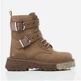 Hotiç Ankle Boots - Brown - Flat Cene