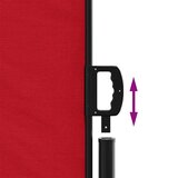  Uvlačiva bočna tenda 120 x 600 cm crvena | Eponuda.com