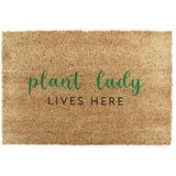 Artsy Doormats Otirač od kokosovih vlakana 40x60 cm Plant Lady Lives Here – | shoptok.hr