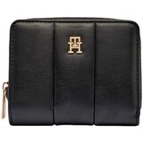 Tommy Hilfiger Denarnice TH ICON MED ZA QUILTED AW0AW17746 Črna Cene