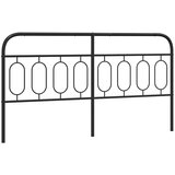  Metalno zamjensko uzglavlje crno 193 cm | shoptok.hr