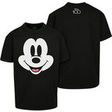 Mister Tee Disney 100 Mickey Face Oversize Men's T-Shirt Black | shoptok.hr