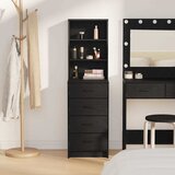  Highboard Crni hrast 40 x 41 x 135 cm Konstruirano drvo | shoptok.hr
