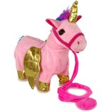 Lean_Toys Interaktivna plišasta igrača Konj samorog Pink | Shoptok.si
