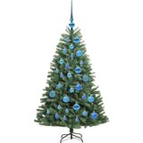 vidaXL Umetno Zložljivo Božično Drevo Zelena 120 cm PVC in kovina | Shoptok.si
