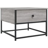  The Living Store Klubska mizica siva sonoma 51x51x40 cm inženirski les - Klubska Mizica, (21442135) | Shoptok.si