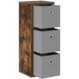  Kreveta s ladicama Dimljeni hrast 25,5 x 22 x 69,5 cm | shoptok.hr