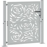  Vrtna vrata 100x100 cm Otporni čelik Dizajn plamena | Eponuda.ba