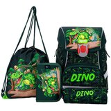 ABC123 Prvošolski set Zeleni Dino (4-delni) z LED zaponko | Shoptok.si