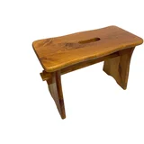 drveni stol, tamni 39x19x25 cm