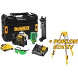 Dewalt DCE089D1G laser linijski, zeleni zrak, 3x360°, 12V