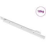  Klizač za ladice 63 pcs Bijelo Čelik | shoptok.hr