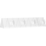  Kavez za piliće Srebrno 430 x 100 x 85 cm Cinkani čelik | shoptok.hr