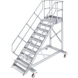 Krause pokretne stepenice sa platformom 10 gazišta nagib 45° 800mm 828095
