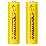  Punjive baterije ESPERANZA RECHARGEABLE Ni-MH AA 2000MAH 2kom. yellow, EZA103Y | Eponuda.ba