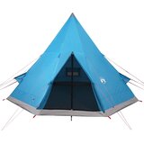 Šator tipi za kampiranje za 4 osobe plavi vodootporni | shoptok.hr
