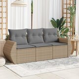  3-dijelni set vrtnih sofa od poliratana s jastucima bež | shoptok.hr