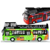 Turistički autobus na kat sa vratima koja se otvaraju i pogonom na trenje - zeleni | Shoptok.si