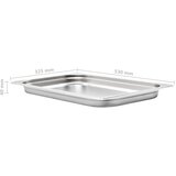  Posude Gastronorm 4 kom GN 1/1 40 mm od nehrđajućeg čelika | shoptok.hr