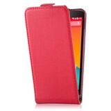 Cadorabo Ohišje, združljivo z LG Google NEXUS 5 v čili rdeča - Zaščitni ovitek v obliki flipa iz gladkega umetnega usnja, (20559284) | Shoptok.si