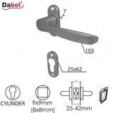 Dabel kvaka za metalna vrata cilindar KLEK-O F1 FP1 (0101577) | ePonuda.com