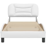  Okvir za krevet bez madraca Hvar bijeli 80 x 200 cm od umjetne kože | shoptok.hr