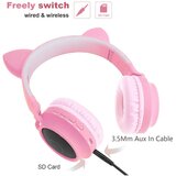  Bluetooth slušalice BT028C (S28) roze Cene