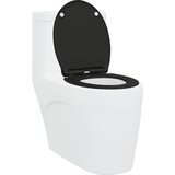  WC daska Crna 47 x 37,5 x 3,8 cm Duroplast | Eponuda.com