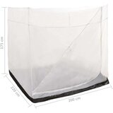 vidaXL Univerzalna spalnica za šotor siva 200x220x175 cm | Shoptok.si