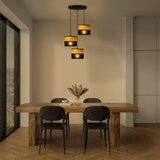  Visilica na sajli ALBA 3xE27/15W/230V, prečnik 40 cm, crna/smeđa | Eponuda.com
