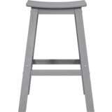 vidaXL Bar stoli 9 kosov Svetlo siva HDPE | Shoptok.si