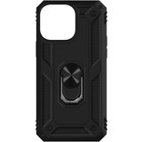 AVIZAR Ovitek Ring Case za iPhone 15 Pro Max, odporen na udarce, serija ArmoRing, crna, (20834385) Cene