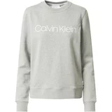 Calvin Klein Sweater majica siva / bijela