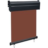 vidaXL Balkonska stranska tenda 60x250 cm rjava | Shoptok.si