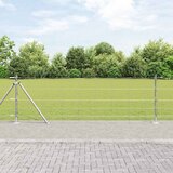 vidaXL polje ograje 0,8x50 m galvanizirano jeklo Cene