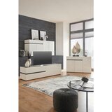 Voleo nizka omarica antracit, bela | Shoptok.si